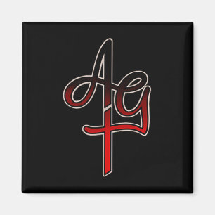 Amazing Grace Tattoo Bloedend Hart Magneet