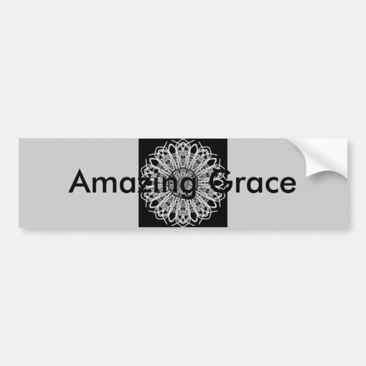 Amazing Grace Threshold Bumpersticker (Voorkant)