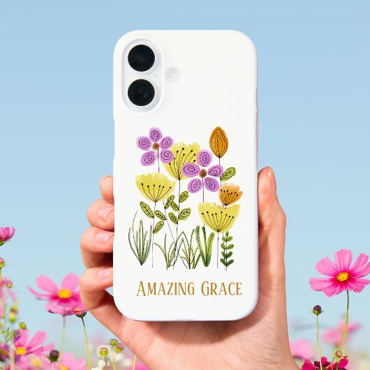 Amazing Grace Wildflowers Case-Mate iPhone Case