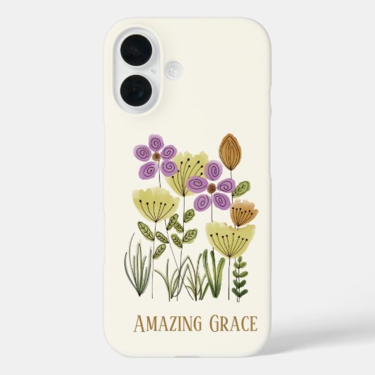 Amazing Grace Wildflowers Case-Mate iPhone Case (Achterkant)