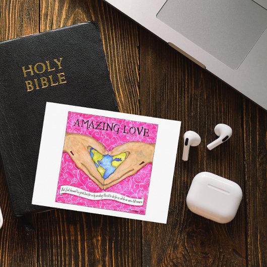 Amazing Love Inspirerend Briefkaart