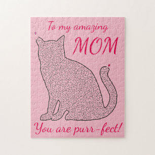 Amazing mam Cat Maze Puzzle Legpuzzel