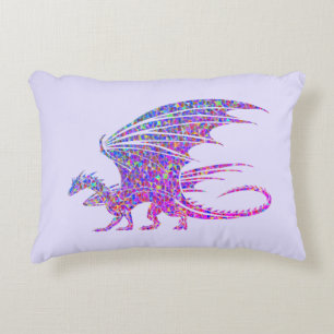 Amazing Mosaic Dragon Accent Kussen