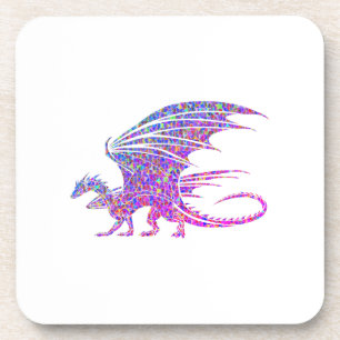 Amazing Mosaic Dragon Bier Onderzetter