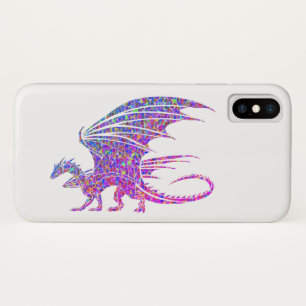 Amazing Mosaic Dragon iPhone X Hoesje