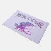 Amazing Mosaic Dragon Deurmat (Schuin)