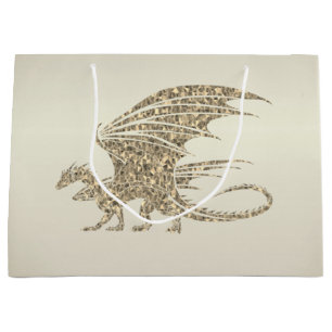 Amazing Mosaic Dragon Golden Groot Cadeauzakje