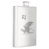 Amazing Mosaic Dragon Monogram Flacon (Rechts)