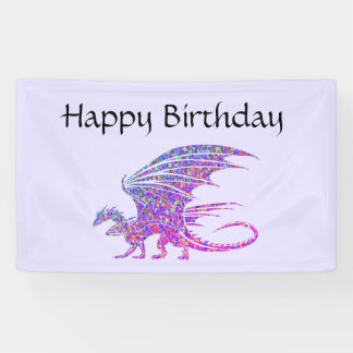 Amazing Mosaic Dragon Paars Name Spandoek