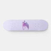 Amazing Mosaic Dragon Paars Skateboard (Horizontaal)
