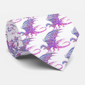 Amazing Mosaic Dragon Stropdas (Opgerold)