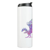 Amazing Mosaic Dragon Thermosbeker (Gedraaid links)