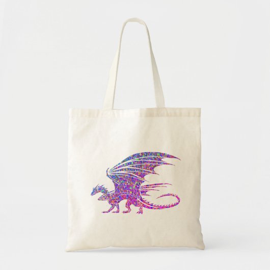 Amazing Mosaic Dragon Tote Bag (Voorkant)