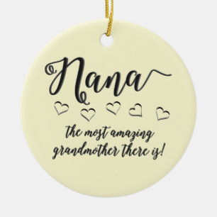 Amazing Nana Keramisch Ornament