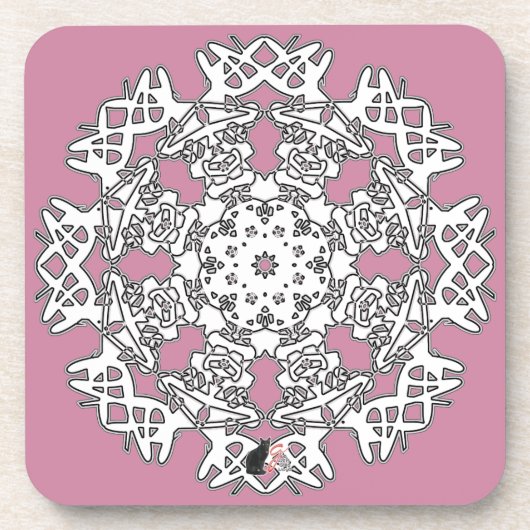 Amazing Octa Glyph Dawn Onderzetter (Voorkant)