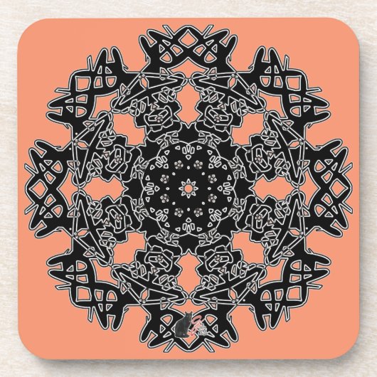 Amazing Octa Glyph Dusk Onderzetter (Voorkant)