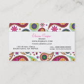 Amazing Paisley Visitekaartje (Achterkant)