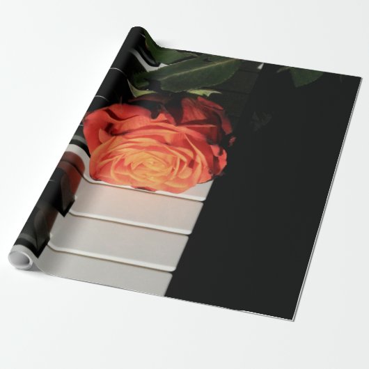 Amazing Piano Artwork Cadeaupapier (Uitgerold)