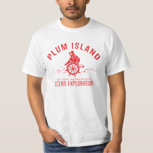 Amazing Plum Island, Massachusetts Captain's T-shi T-shirt