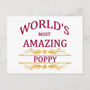 Amazing Poppy Briefkaart