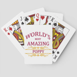 Amazing Poppy Speelkaarten