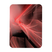 Amazing Red Swirls Magneet (Verticaal)