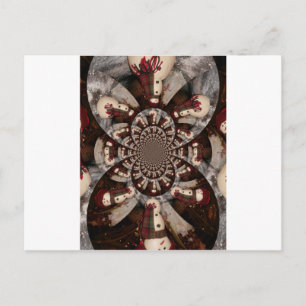 Amazing Snowman Briefkaart