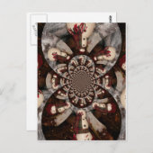 Amazing Snowman Briefkaart (Voorkant / Achterkant)