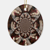 Amazing Snowman Keramisch Ornament (Links)