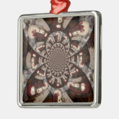 Amazing Snowman Metalen Ornament (Links)