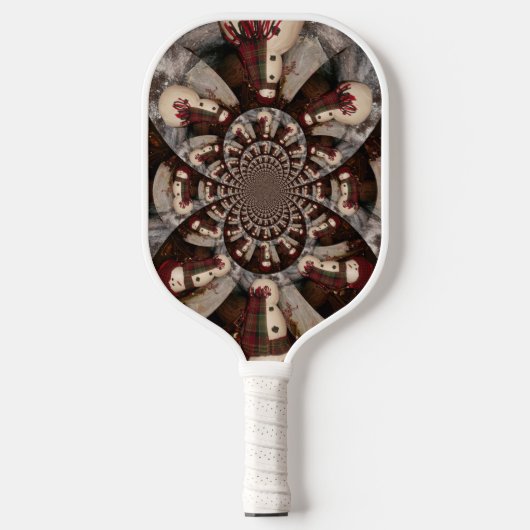 Amazing Snowman Pickleball Paddle (Voorkant)
