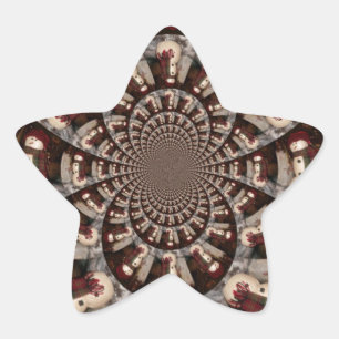 Amazing Snowman Ster Sticker