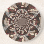 Amazing Snowman Zandsteen Onderzetter (Voorkant)