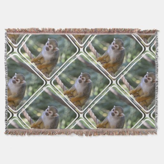 Amazing Squirrel Monkey Deken (Voorkant)