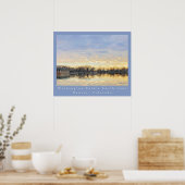 Amazing Sunset over Washington Park Denver CO Poster (Keuken)