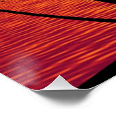 Amazing sunset with palms on tropical beach perfect poster (Hoek)