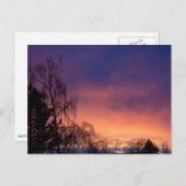 Amazing Winter Dawn Briefkaart (Voorkant / Achterkant)