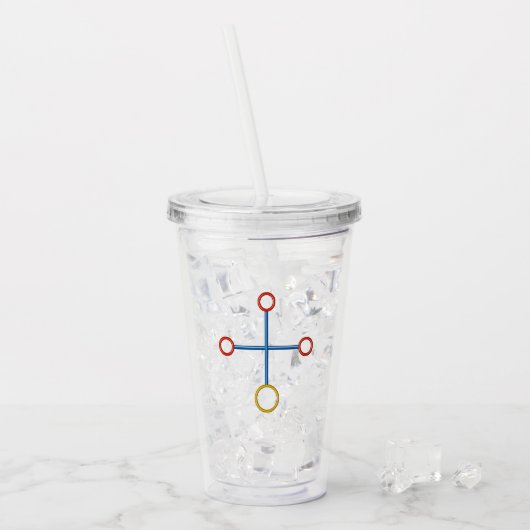 amazingCROSS als Trinkbecher Acryl Drinkbeker (Voorkant ijs)