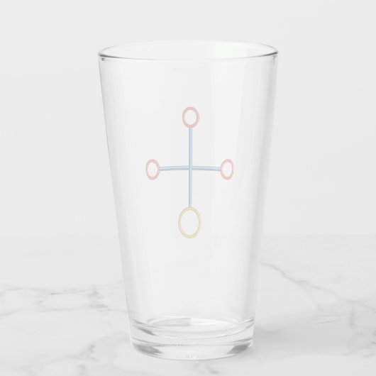 amazingCROSS als Trinkglas Glas (Achterkant)