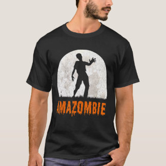 Amazombie-collega grap magazijnmedewerker t-shirt