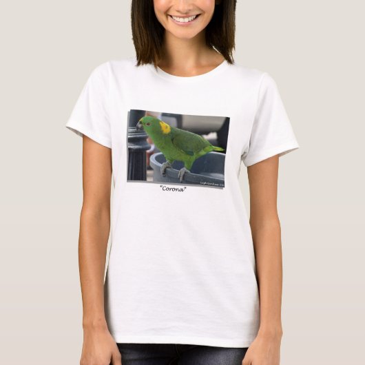 Amazon Parrot - "Corona" T-shirt (Voorkant)