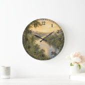 Amazon Rainforest Wall Clock — Nature-Inspired Des Grote Klok (Huis)