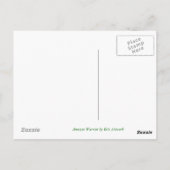 Amazon Warrior (face) - Carte postale vierge (Dos)