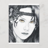 Amazon Warrior (face) - Carte postale vierge (Devant)
