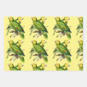 Amazona Parrots - vogels Inpakpapier Vel (Voorkant 3)