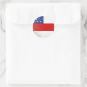 Amazonas Ronde Sticker (Tas)