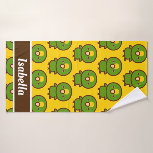 Amazone à couronne jaune (Serviette de bain)