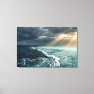 Amazone Ontmoeting der Wateren - Realistisch Zen L Canvas Afdruk