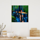 Amazone vrouw poster (Keuken)