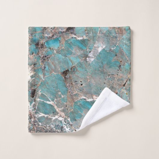 Amazonite Turquoise (Gant de toilette)